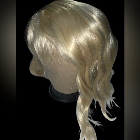 New Long Wavy Bob style Blonde wig Halloween Costume Cosplay Spider Gwen - Picture 4 of 5